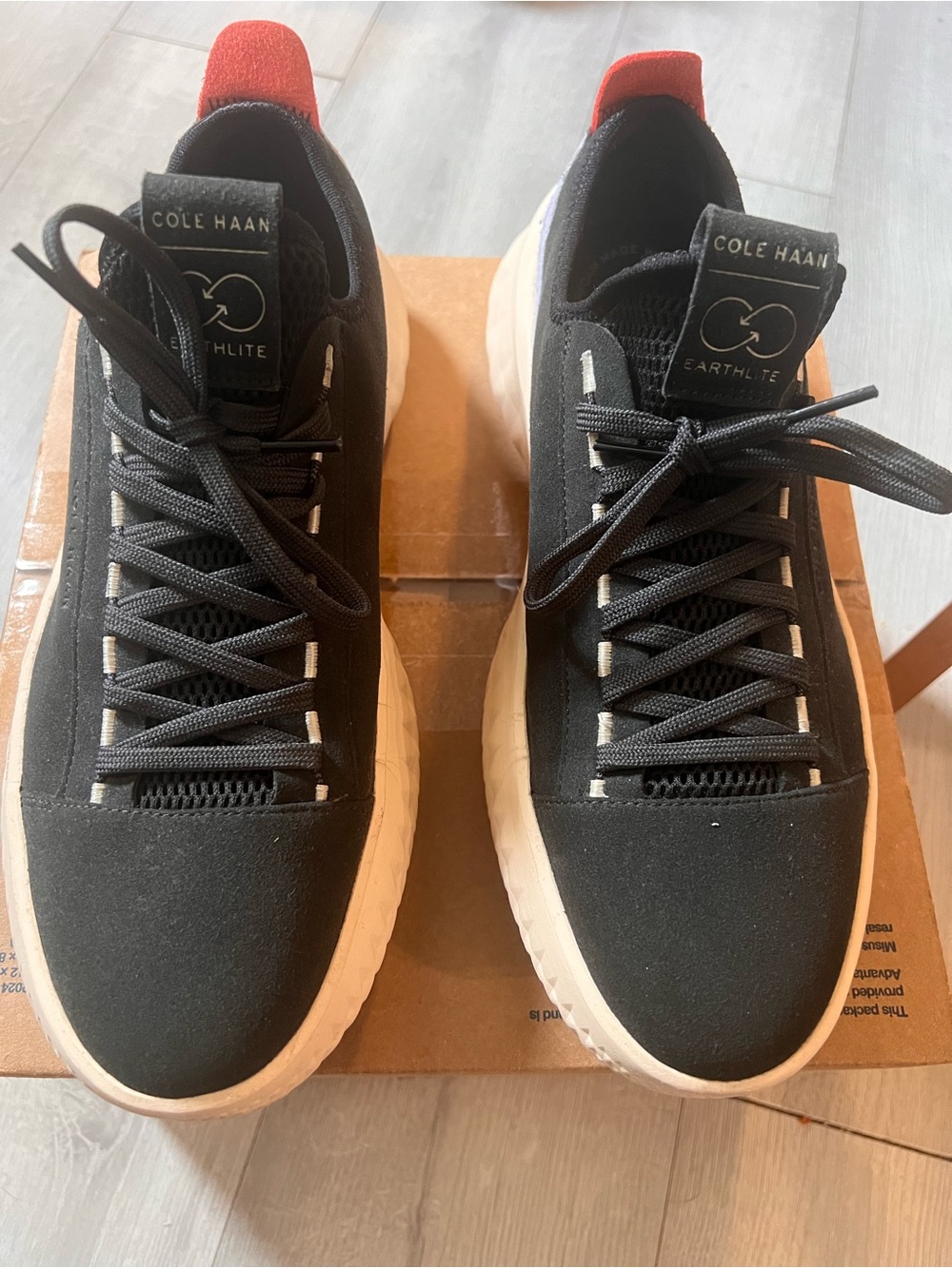 Cole Haan Men’s Generation ZEROGRAND II Black Sneakers Size 9.5